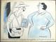 Original Signed Humorous Drawing Plate By Harot No. 1 (no Faizant Kiraz)