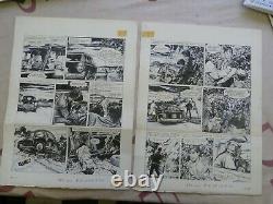 P 1 20 Original Plank Drawing Bd Ink Jacques Flash 24 Hours Of Le Mans Complete