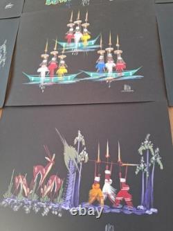 POTO POTO SCHOOL ORIGINAL DRAWING AFRICA BRAZZAVILLE CONGO GOUACHE x 20 plates
