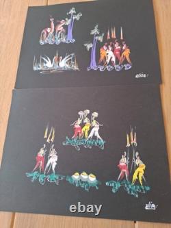 POTO POTO SCHOOL ORIGINAL DRAWING AFRICA BRAZZAVILLE CONGO GOUACHE x 20 plates