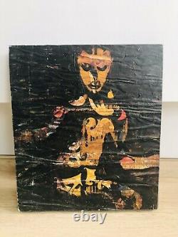 Paintings In Mache Paper On Wood Board