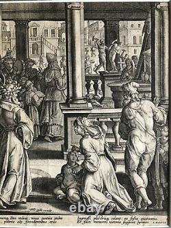 Philip Galle, Planche 25 After A Drawing By Dadrian Collaert, Circa 1590, Former