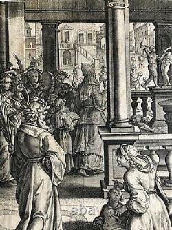 Philip Galle, Planche 25 After A Drawing By Dadrian Collaert, Circa 1590, Former