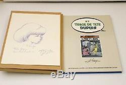 R. Leloup Superb Autographed Drawing Of Yoko Tsuno 1981 + Tt N ° 3 New