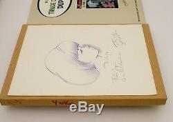 R. Leloup Superb Autographed Drawing Of Yoko Tsuno 1981 + Tt N ° 3 New