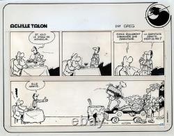RARE Original Plate of Achille Talon by Michel GREG