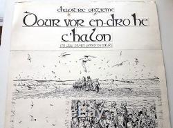 Rare Claude Auclair Superb Original Sheet N ° 136 For Bran Ruz Album