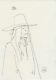 Rare Eo Jean Giraud / Gir Drawing Original Signed Of An Indian On Free Leaf