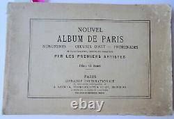 Rare New Album De Paris (circa 1870) 95 Plates Engravings Drawings