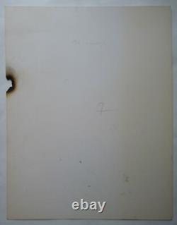 Rare ORIGINAL PLATE in ink by NILS OLGERSEN DUFRANNE Signed