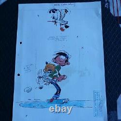 Rare Plank Original Franquin Gaston