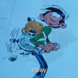 Rare Plank Original Franquin Gaston