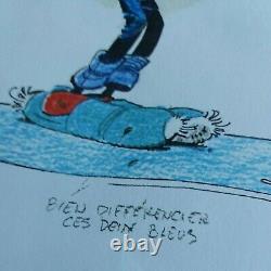 Rare Plank Original Franquin Gaston