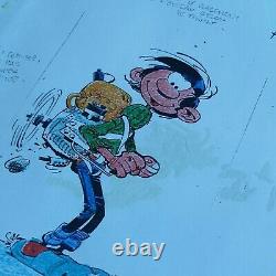 Rare Plank Original Franquin Gaston