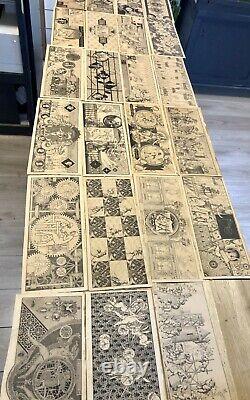 Rare Taxile Doat Lot 22 Planches Drawings 100% Original