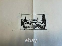 Rarissimus Essays Etching Art Deco Four Planks Drawing Preparation & Printing