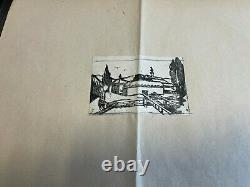 Rarissimus Essays Etching Art Deco Four Planks Drawing Preparation & Printing