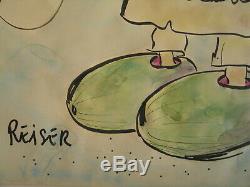 Reiser Original Comic Drawing Is The Leather Of Ecology Meat