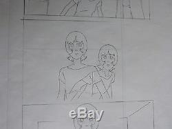 Satoshi Kon's Original Manga Storyboard Drawing For Paprika