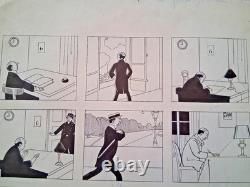 Series of 2 unsigned comic strips. The crazy day