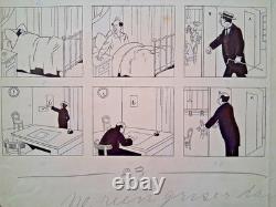 Series of 2 unsigned comic strips. The crazy day