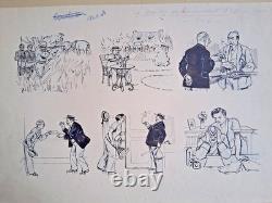 Series of 3 comic strips. The Commandant's House