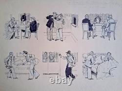 Series of 3 comic strips. The Commandant's House