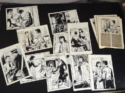 Set Of 12 Original Drawings Of Phil In Artima Needle