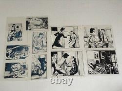 Set Of 12 Original Drawings Of Phil In Artima Needle