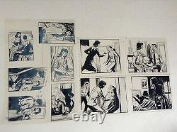 Set Of 12 Original Drawings Of Phil In Artima Needle