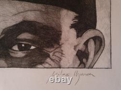 Signed Drawing by Miles Hyman Paringaux Casterman Forbidden Images Comic Strip 2010