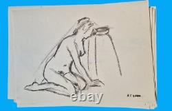 Sketches drafts nudes lot 51 boards some signed Paloma Maldonado