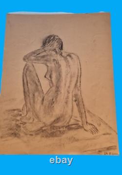 Sketches drafts nudes lot 51 boards some signed Paloma Maldonado