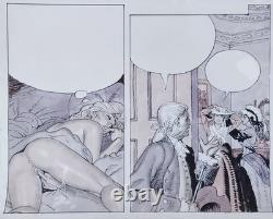 THE MISFORTUNES OF JANICE original drawing by Erich VON GOTHA