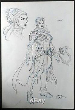 Terry Dodson Original Drawing Circe