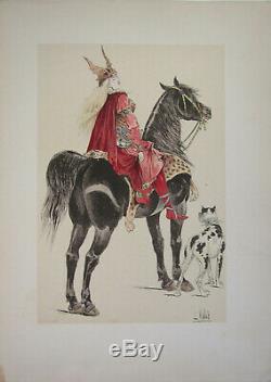 The Board Chic Horse The Vallet 1891 Queen Brunhilda D'austrasie 33 X 25