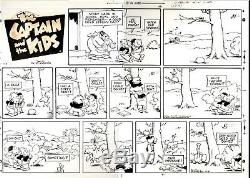 The Captain And The Kids-pim Pam Poum Original Board John Dirks Signed 1975