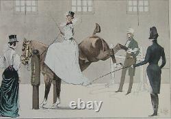 The Chic Horse The Vallet 1891 Pellier Riding 1836 Plate 33 X 25