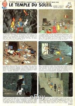 Tintin And The Temple Of The Sun Belvision 1969 Cel And Original Decor Herge
