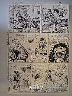 Tres Belle Original Board King Conan John Buscema 1981 Issue 8 Marvel