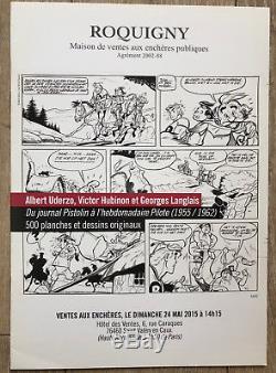 Uderzo / Charlier Original Board Belloy P174 D 5243 CM Signed! (asterix)