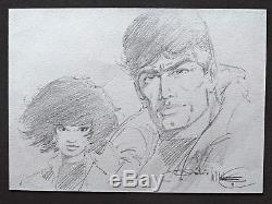 Vance Original Pencil Drawing XIII & Jones