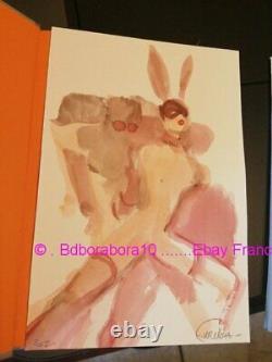 Vervisch Drawing Original 1 Pin Up Rabbit, Board Bd + Book Bombato Mike N/signed