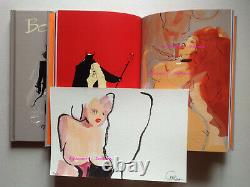 Vervisch Drawing Original 2 Pin Up Sein, Board Bd + Book Bombato Mike N/signed