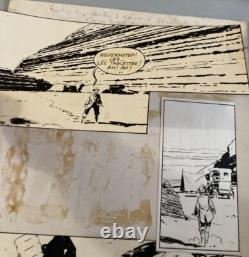 Very Beautiful Original Drawing by Pierre de Winninger – The Forgotten Pyramid (1978)