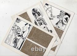 Vicente Farres War On Rv Lot From 3 Original Drawings - 3 Montage Boards