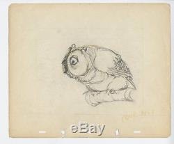 Walt Disney Bambi 1942 8 Rough Drawings 8 Original Drawings