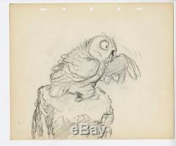 Walt Disney Bambi 1942 8 Rough Drawings 8 Original Drawings