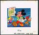 Walt Disney Studio, Original Gouache Cover Of Mickey Poche N ° 126