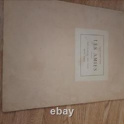 Work The Friends Paul Verlaine 1921 7 plates original drawings Henri Farge